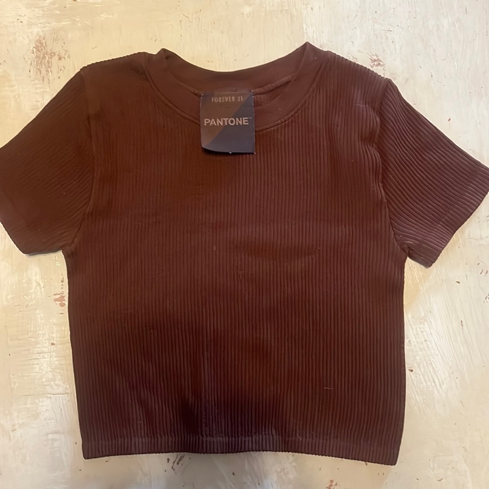 Forever 21 Brown crop top